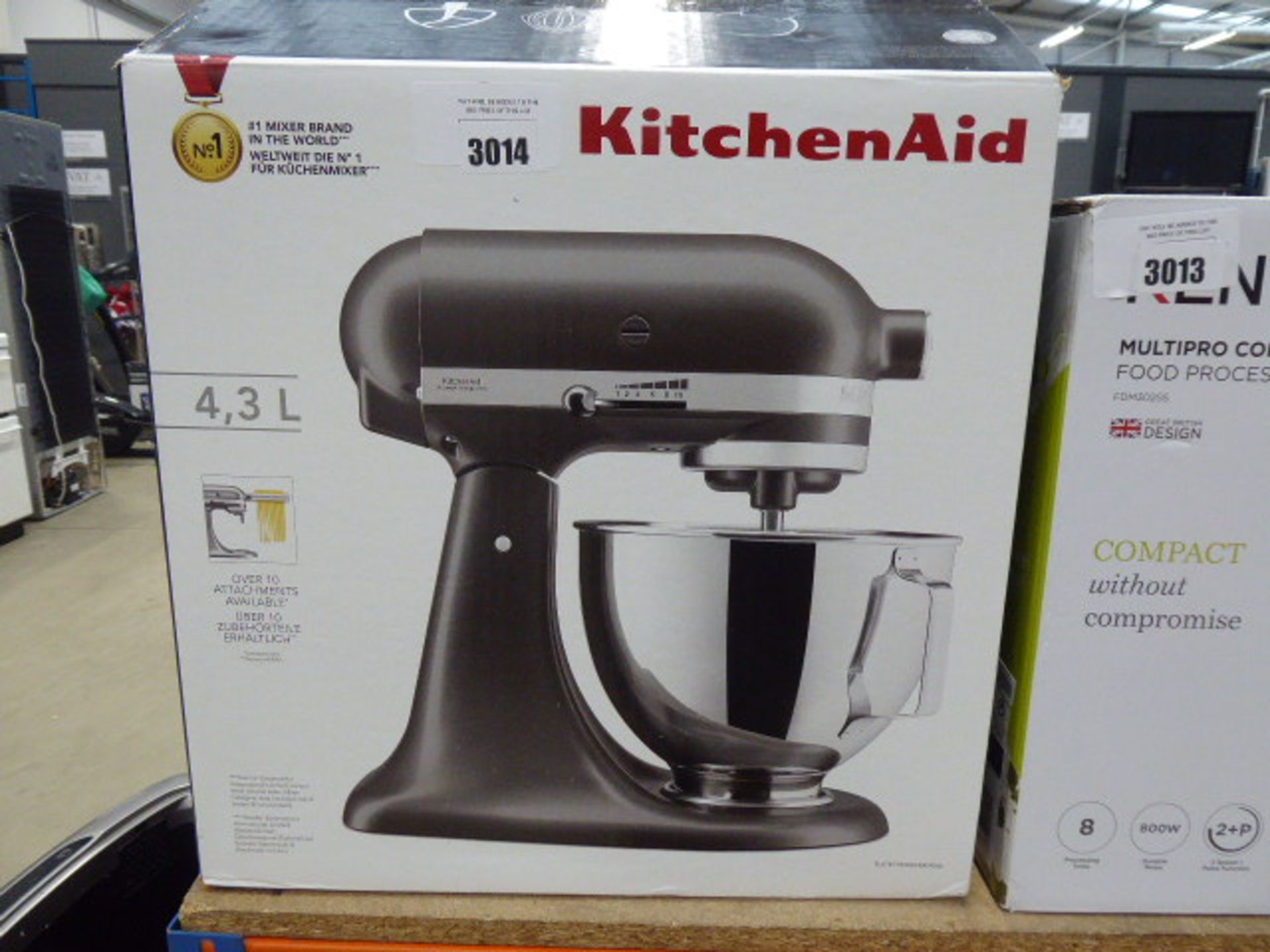 Boxed kitchen aid 4.3L mixer - parts only