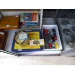 Quantity of Dinky and Matchbox cars and toys