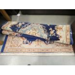 5240 - A navy blue Chinese carpet