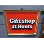 Boots gift shop poster