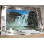 Boxed backlit waterfall (af)