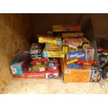 Cage cont. large quantity of Matchbox car track and cars