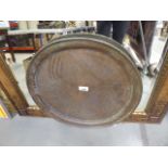 Large circular copper charger