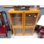 Pair of glazed tapley style cabinets