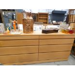 5279 - A Skovsby oak finished multi-drawer chest