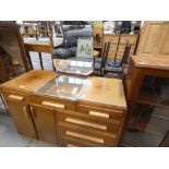 A teak 1950's dressing table