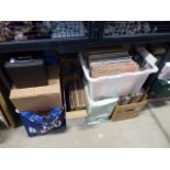 Large quantity of vinyl records