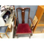Queen Ann style carver chair