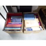 2 boxes cont. commemorative books and Royal Family books