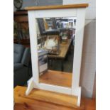 Free standing dressing table mirror