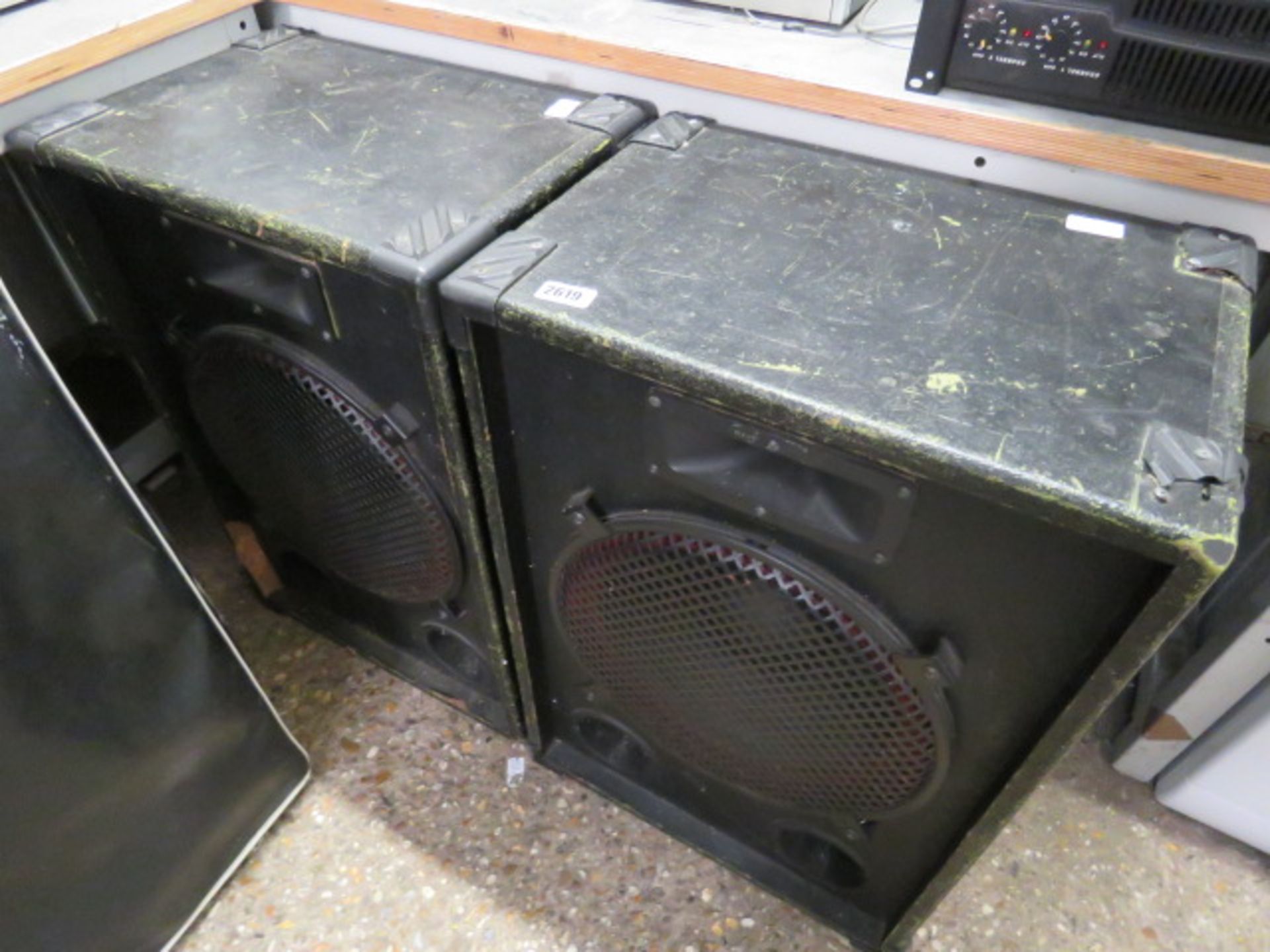 Large pair of PAB-315P professional speakers