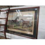 Framed and glazed print of The British Stud