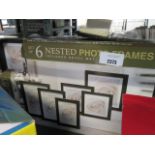 Nested photo frame set