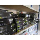 Shelf of Luceco flood lights