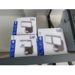 4 Boxed LED security lights