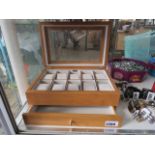 Mele & Co. wooden watch box