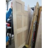 Packaged GFP Colonial panelled oak door