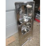 Stainless steel kitchen sink in box