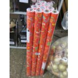 10 rolls of Christmas wrapping paper