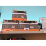 3 boxed Diall work lights and Luceco work light