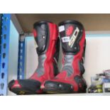 Pair of motorbike boots