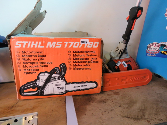 Boxed Stihl chainsaw