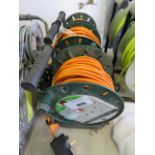 3 Masterplug 25m cable reels with RCD