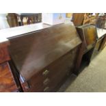 (2009) Edwardian mahogany 4 drawer writing bureau