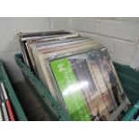 Crate of LPs