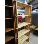 Modern pine storage unit