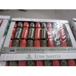 2 boxes of Tom Smith Christmas crackers (100 total)