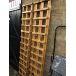 4 1'x6' single wooden trellis panels