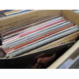 (10) Box containing approx. 48 records incl. Glen Miller, Slim Whitman, Super Bad, etc.