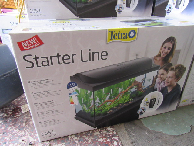 Boxed Tetra 105L Starter Line aquarium, 76x48x37cm