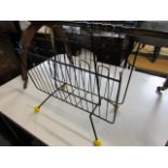 Mid century wire work magazine rack