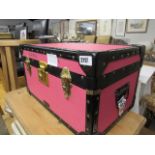 Black storage trunk