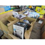 8 boxes of mixed electrical items incl. coin sorters, portable scales, mini vacuum cleaners, USB