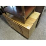 Modern pine multi drawer storage cabinet