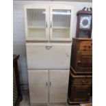 1950s wooden pantry cupboard