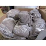 Pallet containing brown Richard Haworth towels