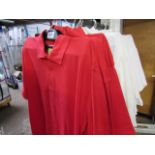 Quantity of red polo shirts
