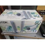 Boxed TDK multi media speaker system