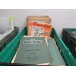 Crate of sheet music