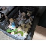 (2298) Crate of mixed ceramics