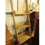 Beech effect set of sloping shelves