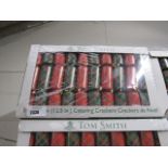2 boxes of Tom Smith Christmas crackers (100 total)
