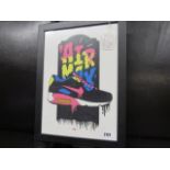 Framed Ltd. Edition print of Nike Air Max trainer