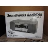 Boxed Soundworks radio CD player