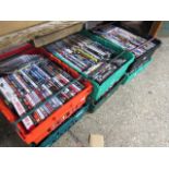 6 crates of various DVDs