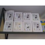 8 boxed PIR sensor coach lantern wall lights